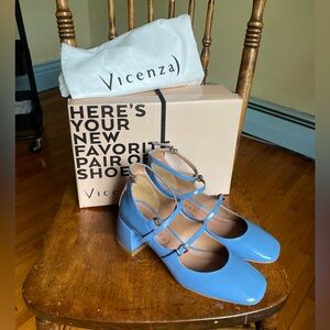 ANTHROPOLOGIE Vicenza Triple-Strap Mary Jane Heels BRAND NEW NEVER WORN